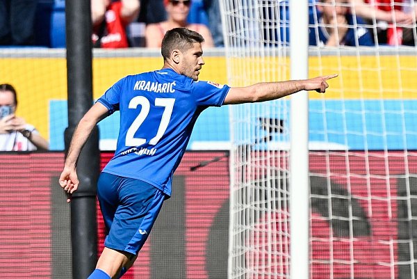 Bejubelt einen Doppelpack: Andrej Kramaric. - © Uwe Anspach/dpa