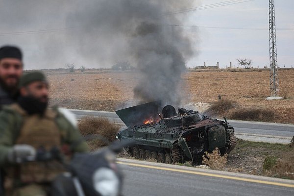 Die Rebellen rücken Richtung Damaskus vor. - © Ghaith Alsayed/AP/dpa