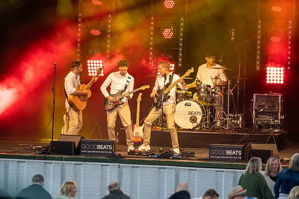 Die Goodbeats spielen am „schauinsland-reisen Family Day" (Donnerstag, 19. Juni) auf der OWL-Lokalradiobühne. - © TERRA WORTMANN OPEN/Valentin Diehl