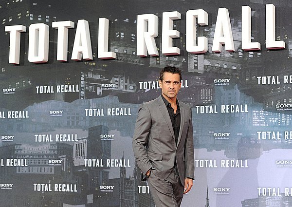 Colin Farrell bei der Vorstellung von "Total Recall". - © FOTO: DPA