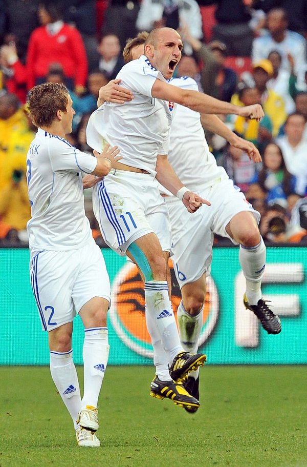 Es war eine der WM-Sensationen: Die Slowaken schlugen 2010 Titelverteidiger Italien. - © picture alliance / dpa