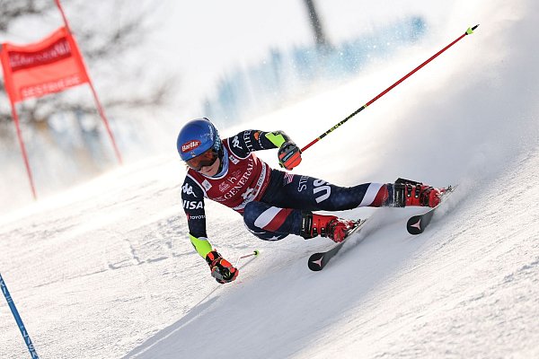 Mehr als 100 Weltcup-Siege: US-Ausnahmeathletin Mikaela Shiffrin. (Archivbild) - © Marco Trovati/AP/dpa