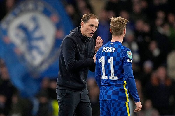 Timo Werner kritisierte nach seinem Weggang Trainer Thomas Tuchel. - © Alastair Grant/AP/dpa