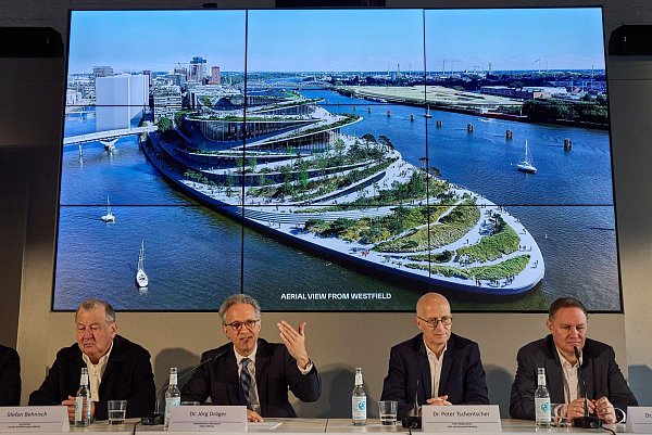 So sieht das Gebäude von oben aus. - © Georg Wendt/dpa