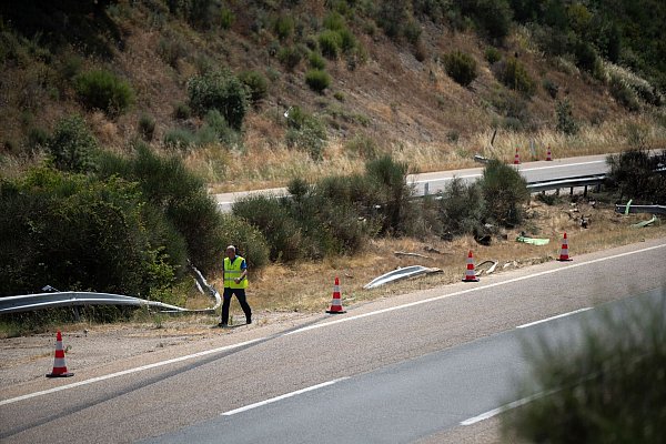 Der Unfallort - © Emilio Fraile/AP/dpa