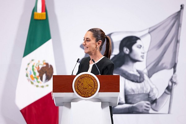 Mexikos Präsidentin Sheinbaum: «sehr gutes Gespräch mit US-Präsident Donald Trump». (Archivbild) - © -/Presidencia De México/dpa