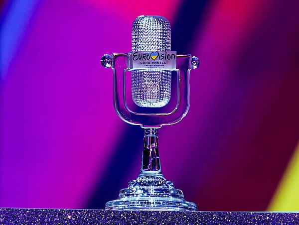 Die Trophäe des Eurovision Song Contest 2023. - © dpa