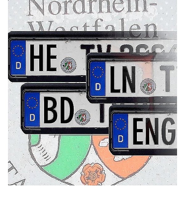 Der Vorstoß von Verkehrsminister Peter Ramsauer stößt auf geteiltes Echo. Stimmt der Bundesrat zu, könnte es bald eine bunte Palette Kennzeichen geben. - © MONTAGE: GRUNDMANN