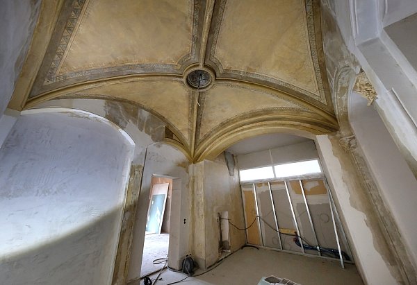 Die Villa Schlüter wird seit geraumer Zeit umfassend restauriert. - © Andreas Frücht