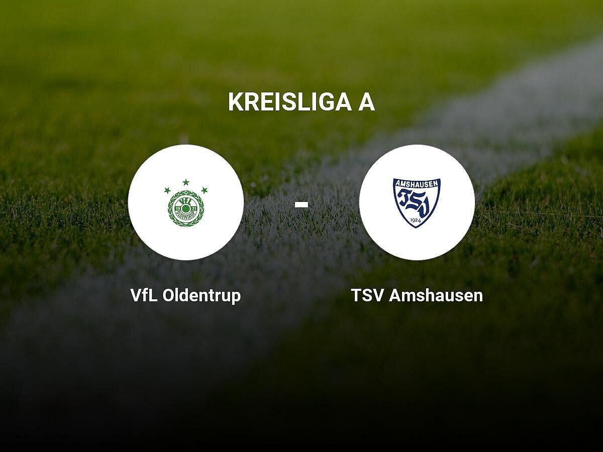 VfL Oldentrup bietet TSV Amshausen Paroli