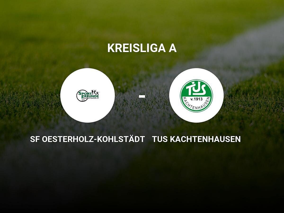 TuS Kachtenhausen bietet SF Oesterholz-Kohlstädt Paroli