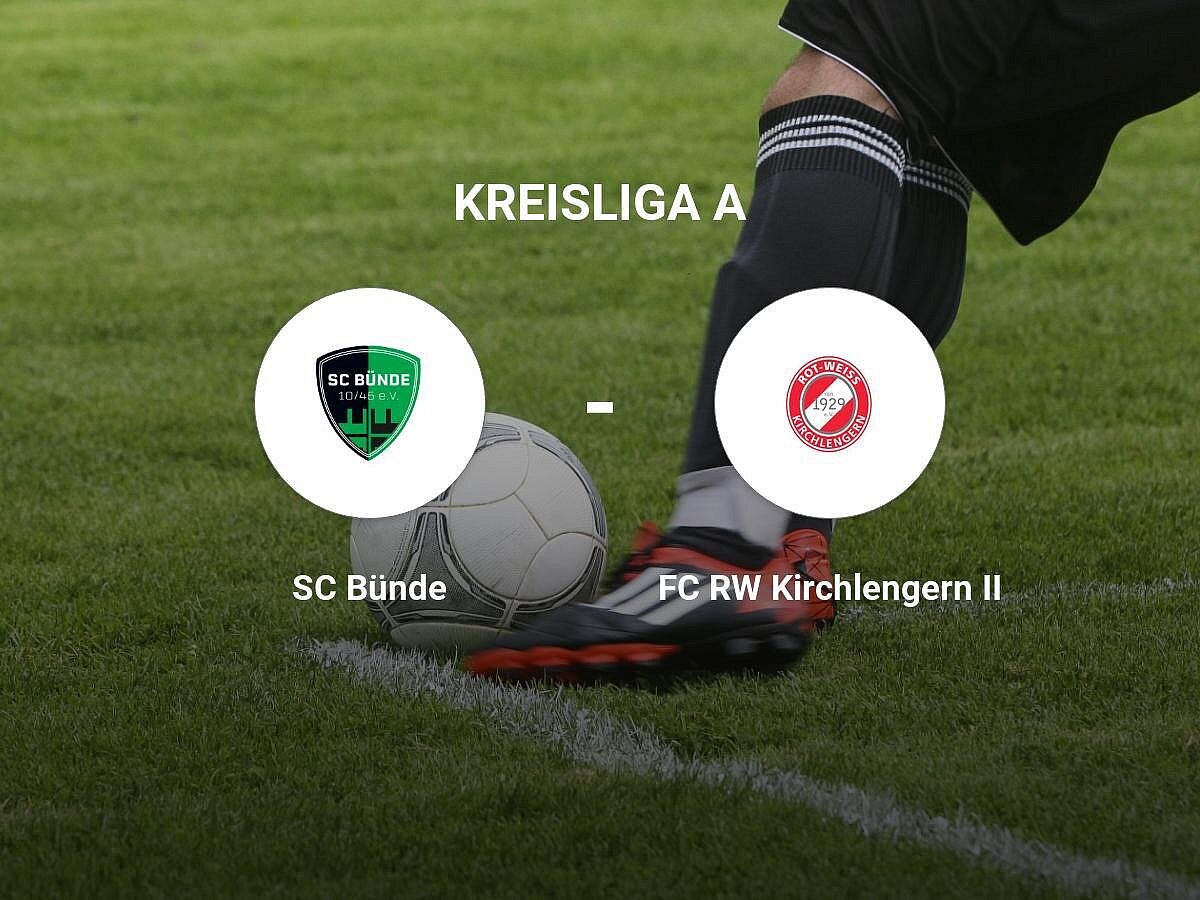 Spannender Kampf zwischen dem SC Bünde und dem FC RW Kirchlengern II