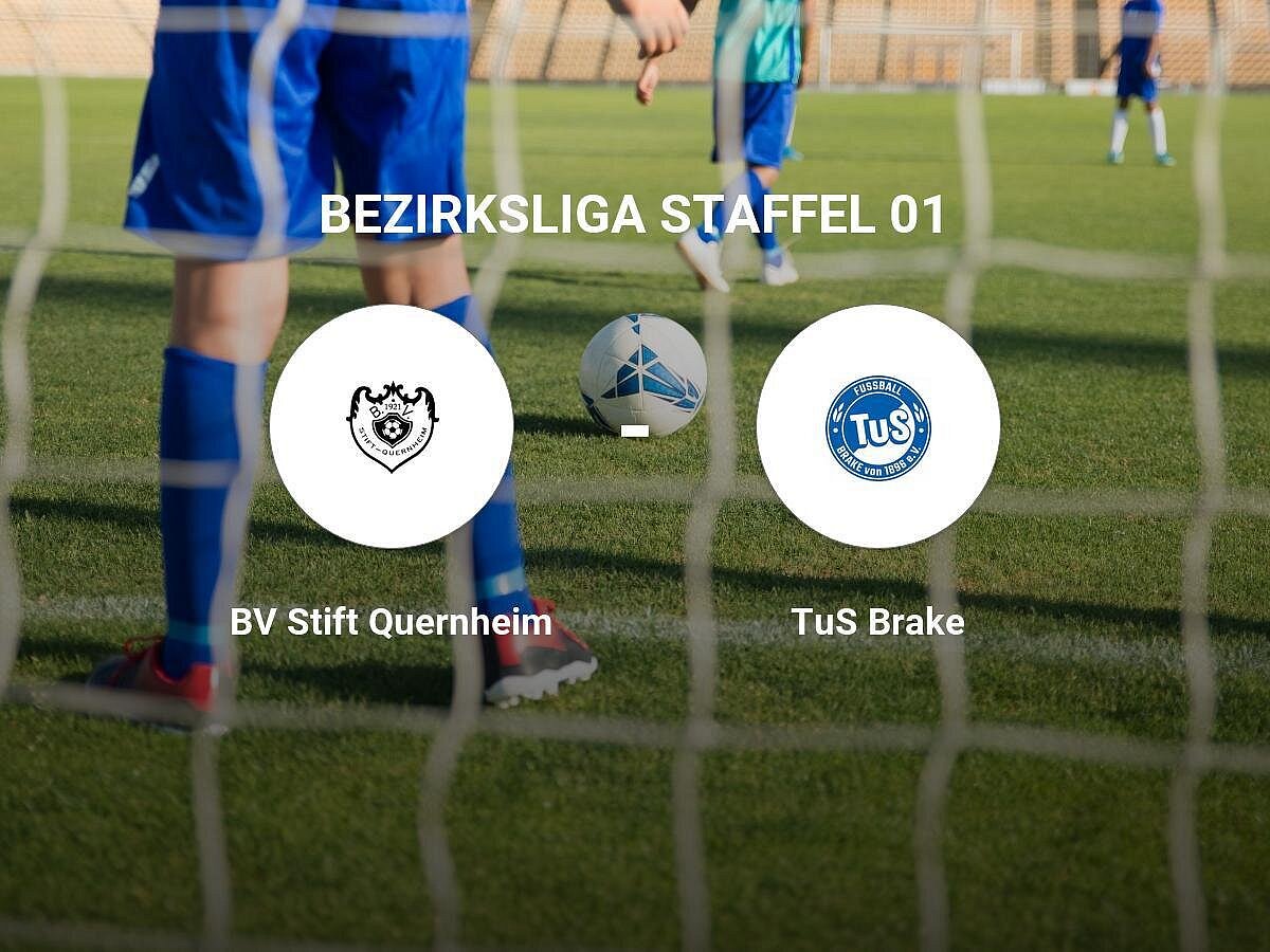 Das Match zwischen dem BV Stift Quernheim und dem TuS Brake endet unentschieden