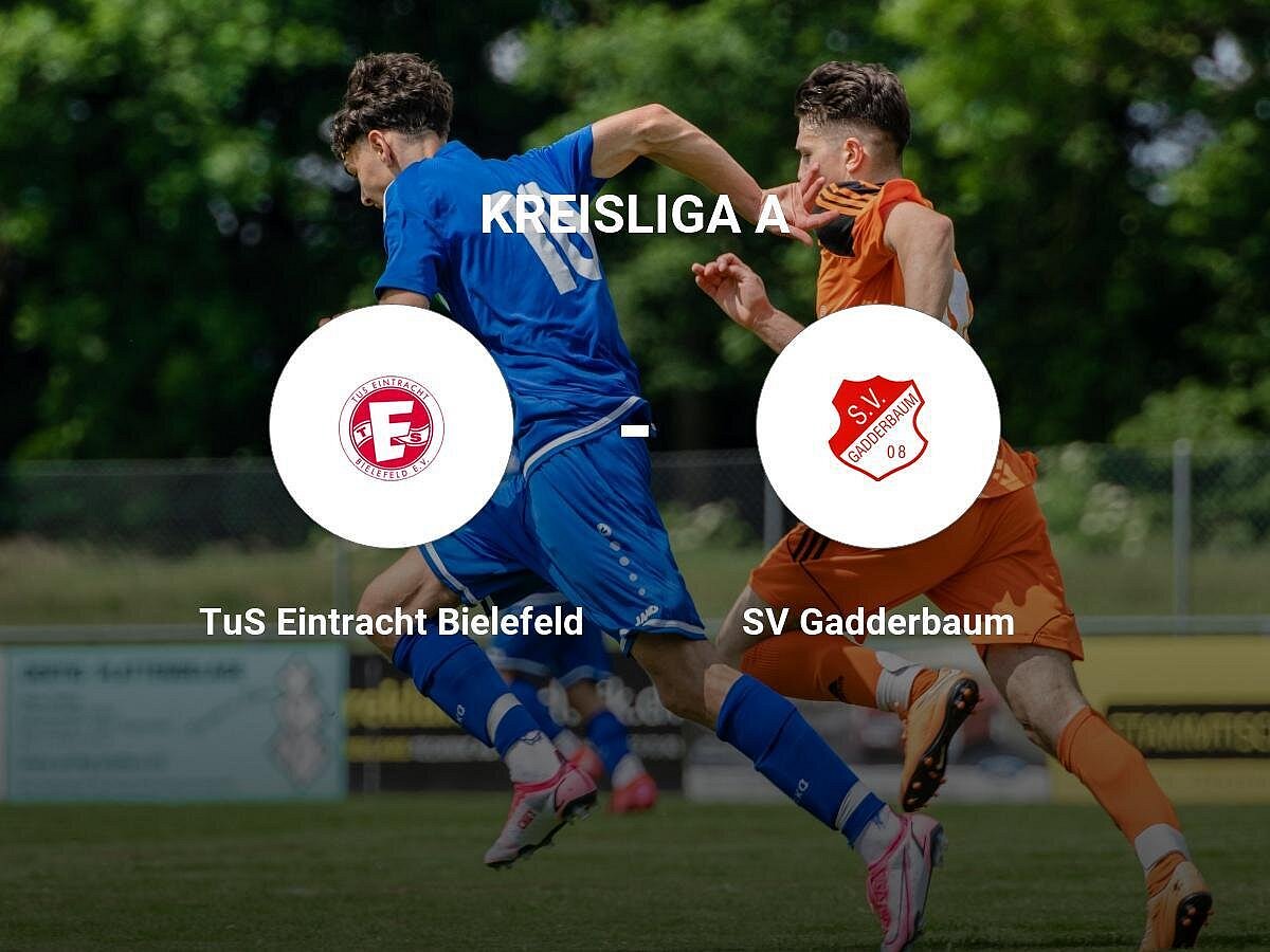 Remis im Duell zwischen dem TuS Eintracht Bielefeld und dem SV Gadderbaum