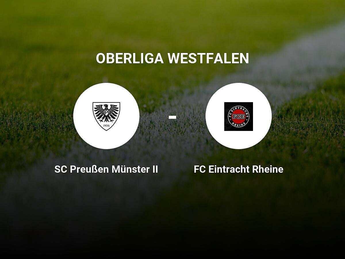 Der SC Preußen Münster II gegen das Team des FC Eintracht Rheine