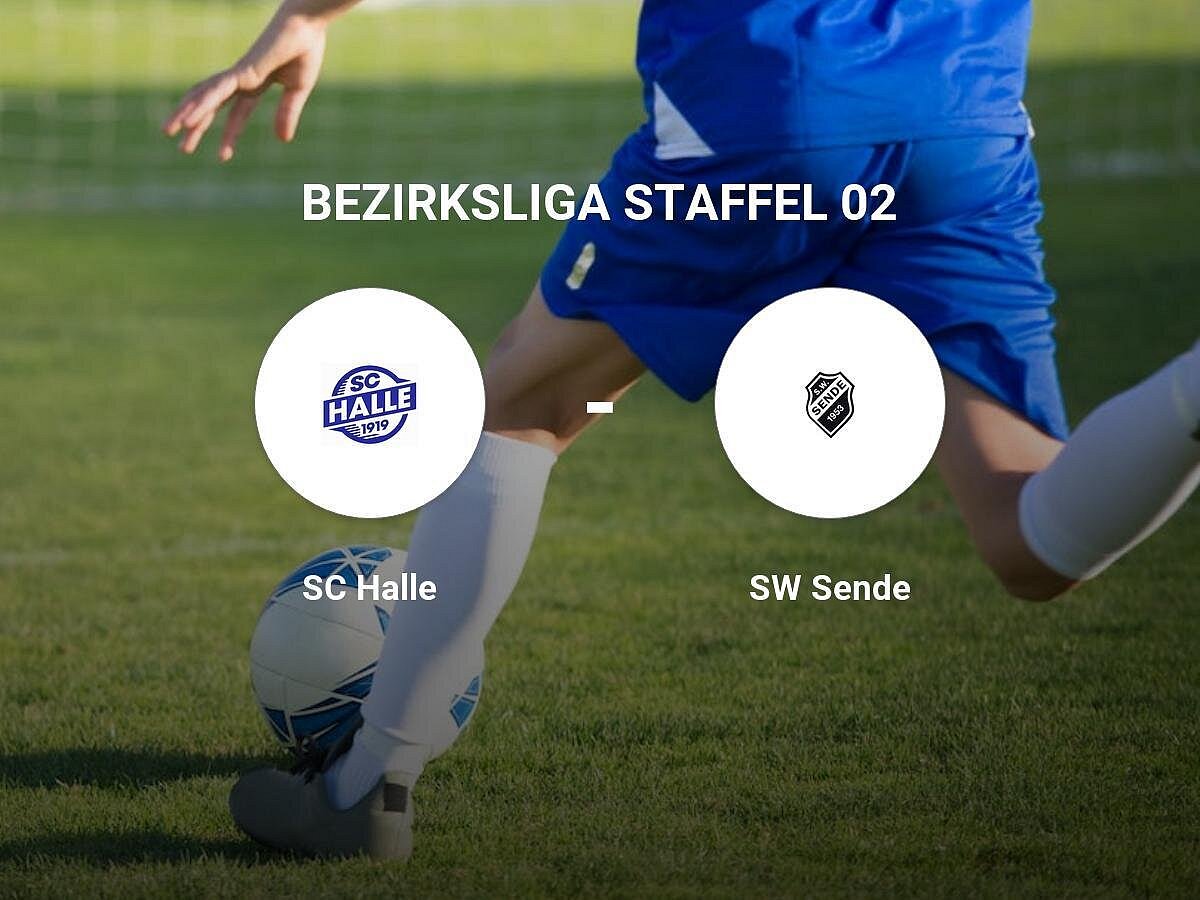 Das Spiel zwischen dem SC Halle und dem SW Sende endet unentschieden