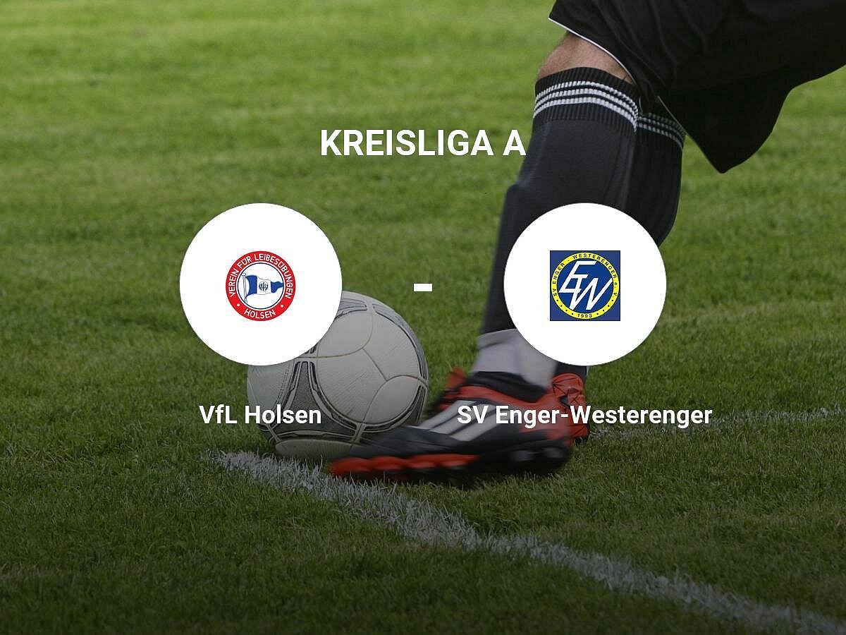 Das Spiel zwischen dem VfL Holsen und dem SV Enger-Westerenger endet unentschieden