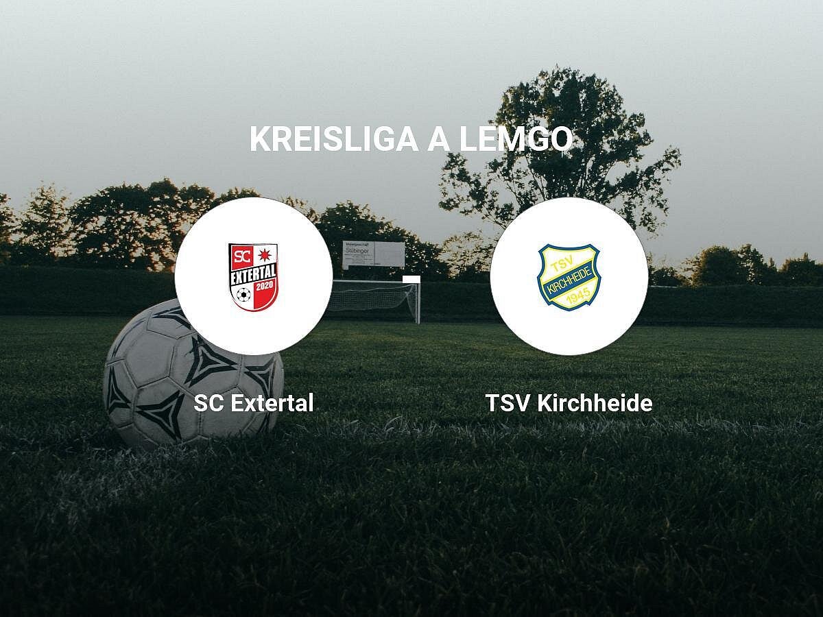 Spannender Kampf zwischen dem SC Extertal und dem TSV Kirchheide