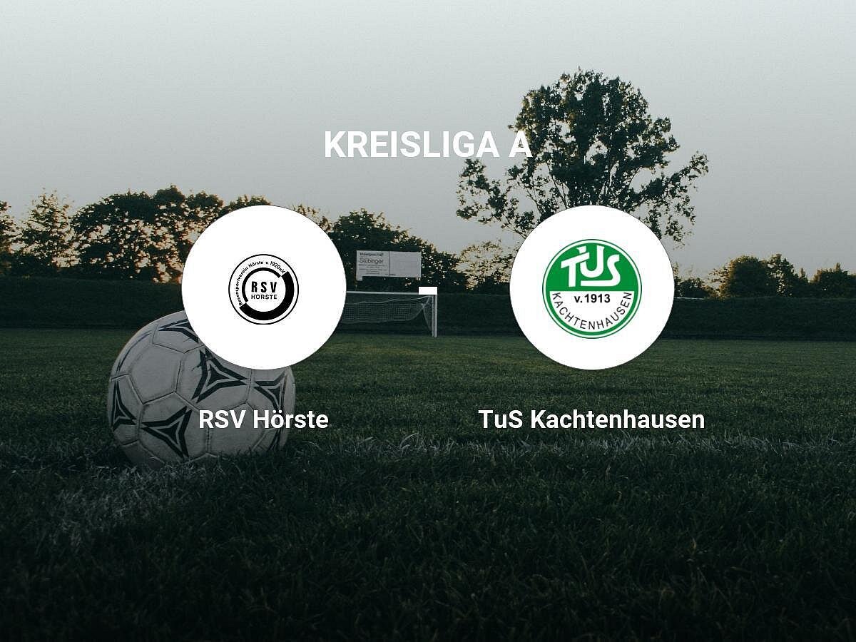 Kantersieg für TuS Kachtenhausen gegen RSV Hörste