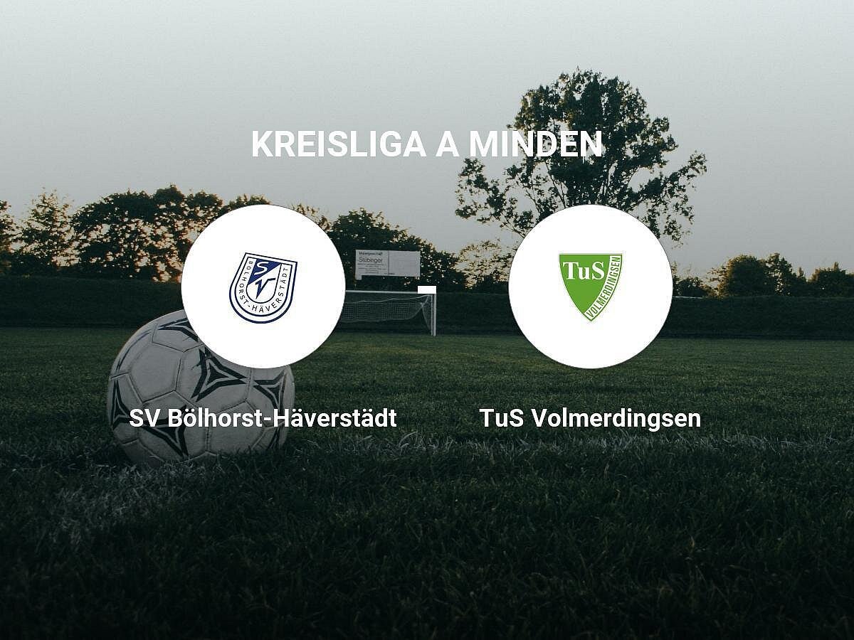 Enger Ausgang für SV Bölhorst-Häverstädt gegen TuS Volmerdingsen