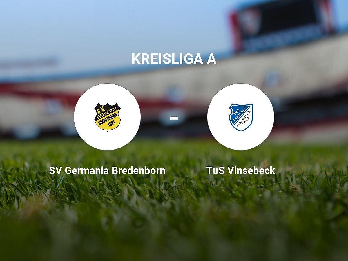 Das Team des SV Germania Bredenborn gegen den TuS Vinsebeck trennen sich unentschieden