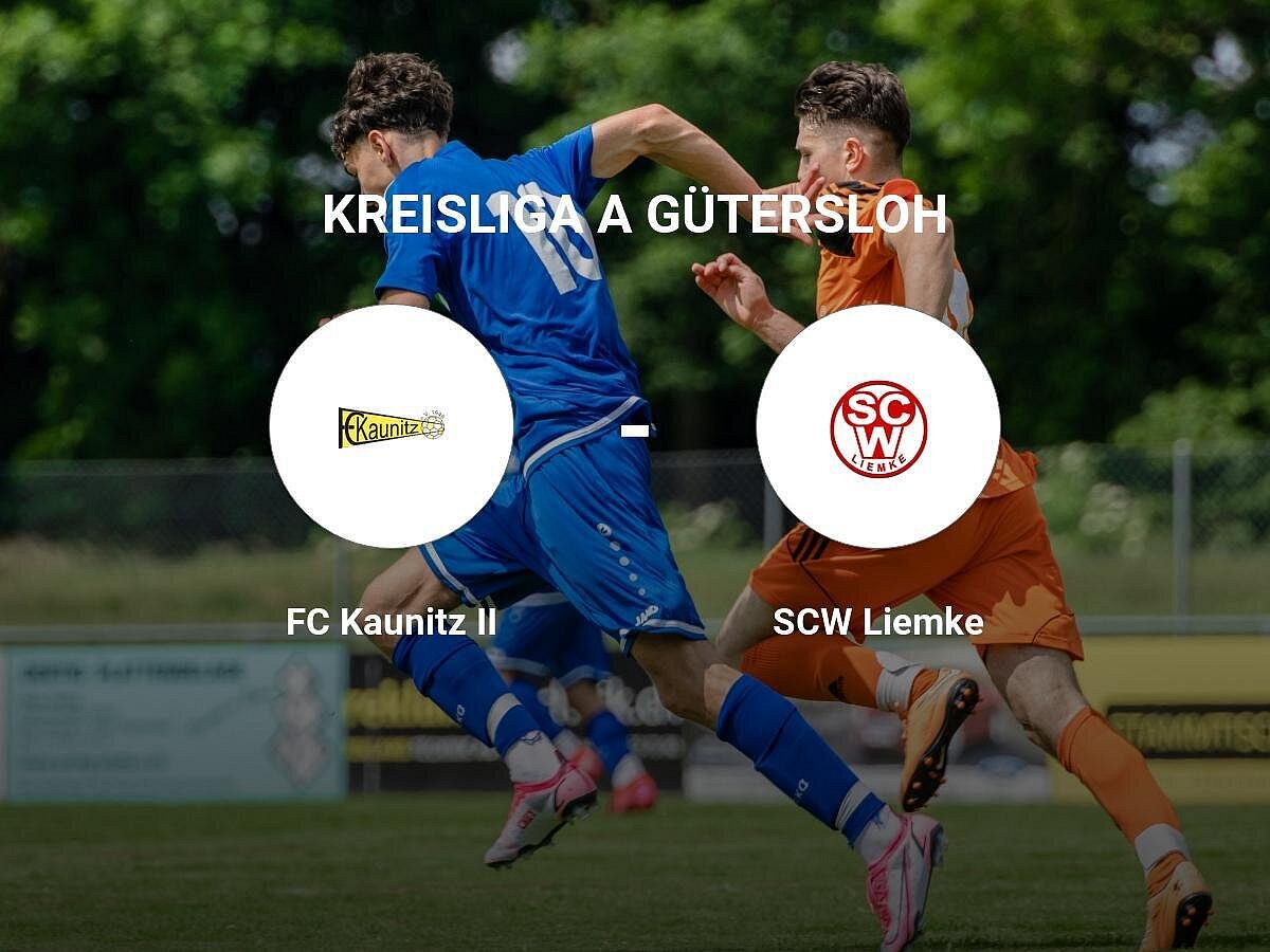 Spannender Kampf zwischen dem FC Kaunitz II und dem SCW Liemke
