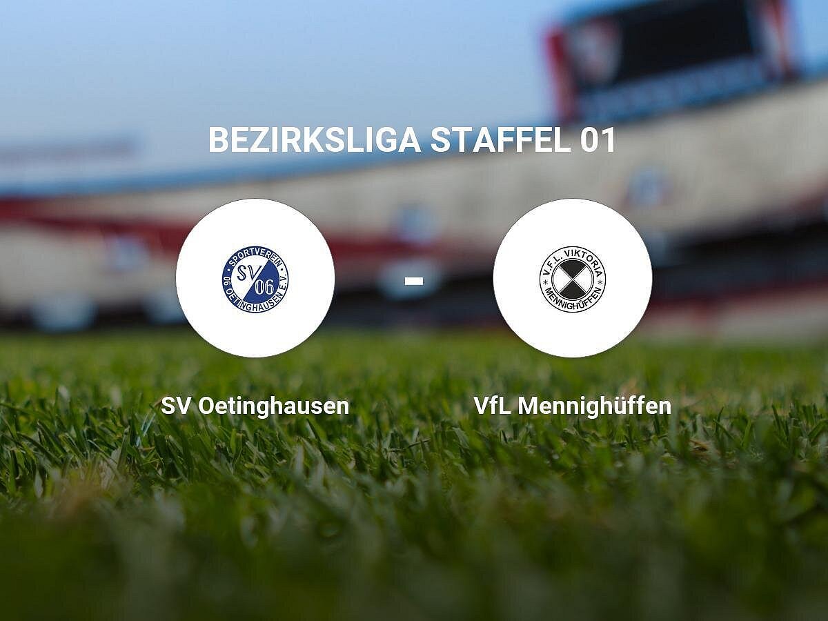 Das Match zwischen dem SV Oetinghausen und dem VfL Mennighüffen endet unentschieden