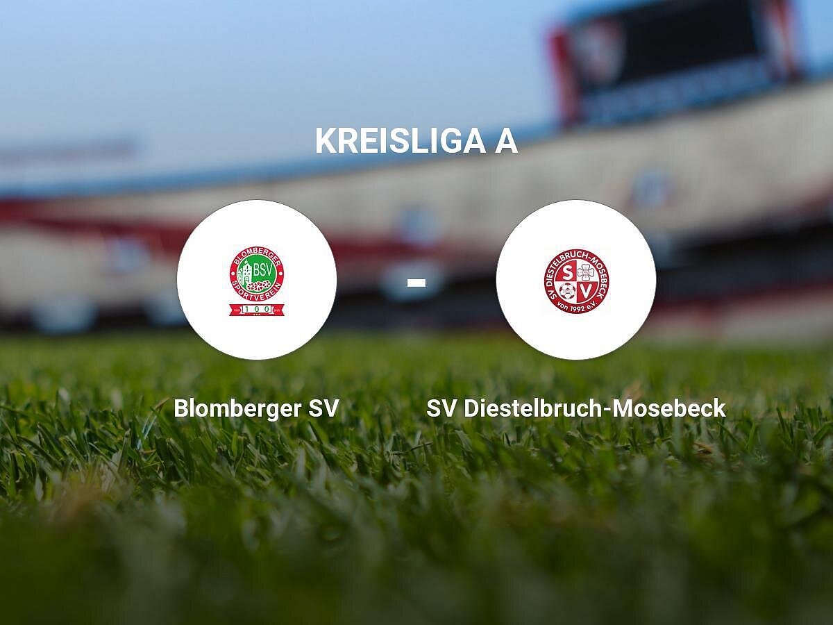 Remis im Duell zwischen dem Blomberger SV und dem SV Diestelbruch-Mosebeck