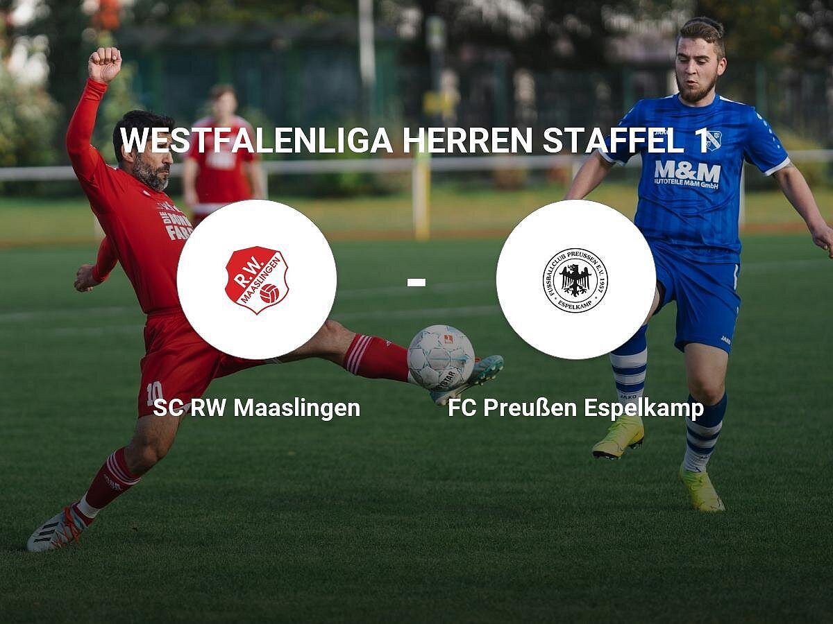 Kantersieg für SC RW Maaslingen gegen FC Preußen Espelkamp