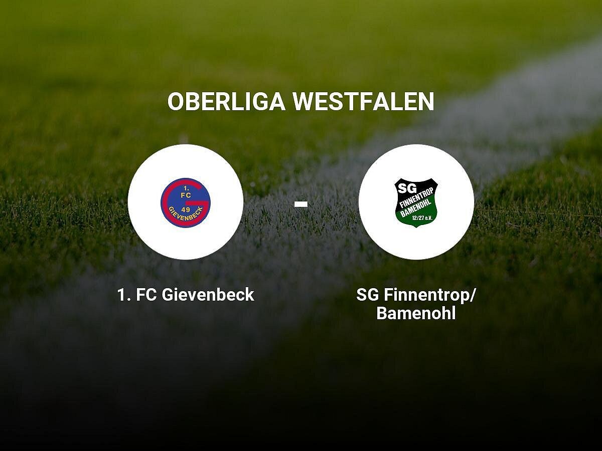 1. FC Gievenbeck sichert sich knappen Sieg gegen SG Finnentrop/Bamenohl