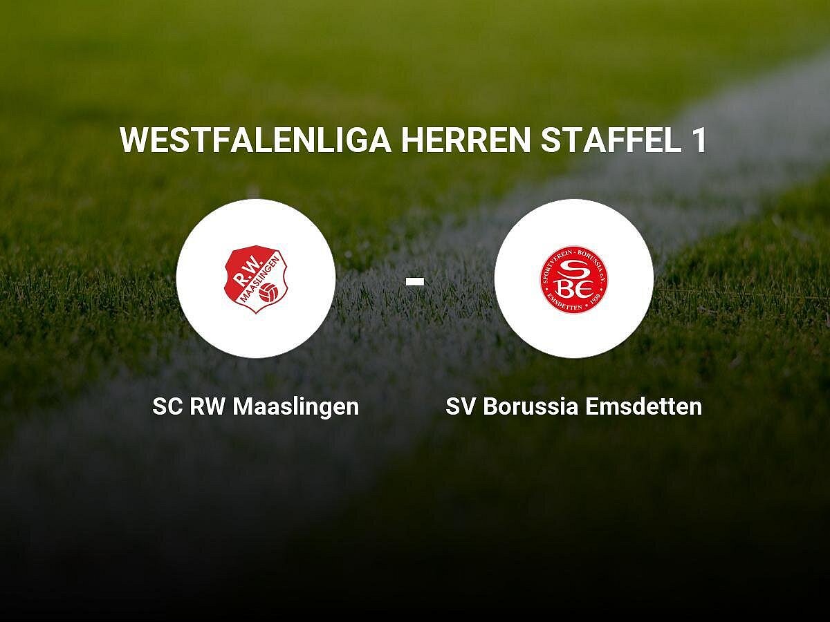 SV Borussia Emsdetten ergibt sich dem SC RW Maaslingen