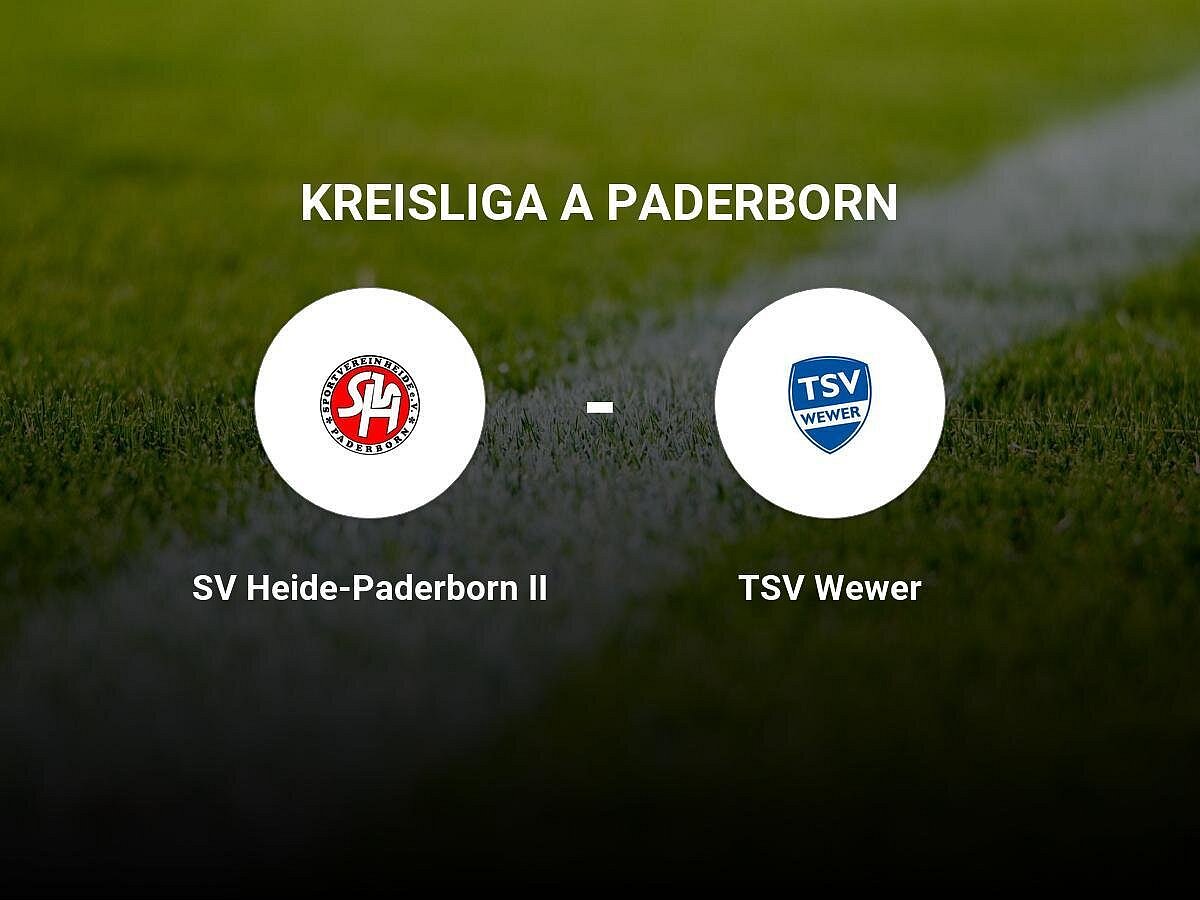 TSV Wewer dem Team SV Heide-Paderborn II deutlich unterlegen