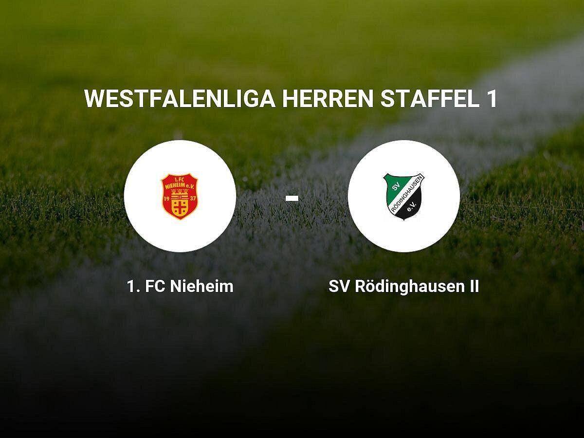 Spannender Kampf zwischen dem 1. FC Nieheim und dem SV Rödinghausen II