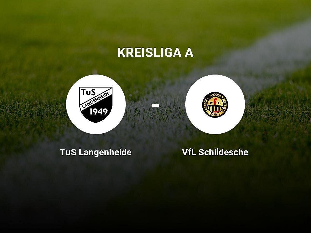 Der TuS Langenheide gegen das Team des VfL Schildesche