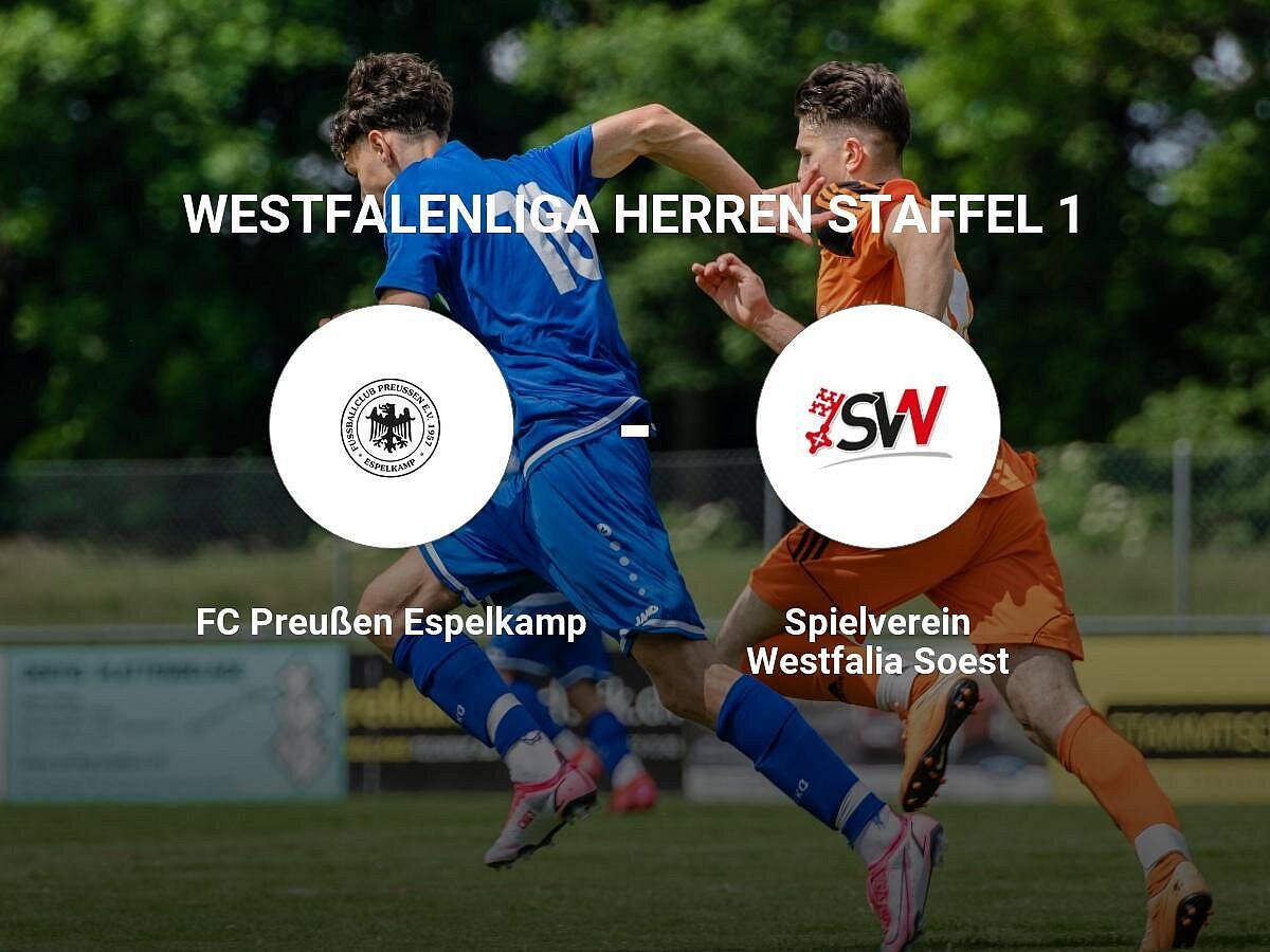 Spannender Kampf zwischen dem FC Preußen Espelkamp und dem Spielverein Westfalia Soest