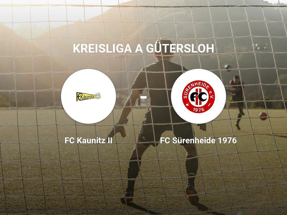 FC Sürenheide 1976 im Match gegen FC Kaunitz II klar überlegen