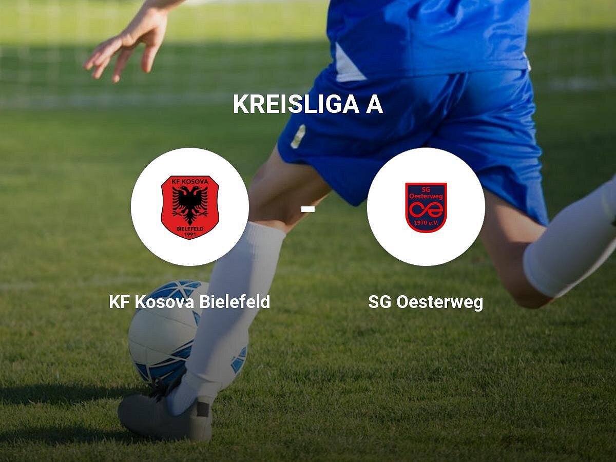 Spannender Kampf zwischen dem KF Kosova Bielefeld und der SG Oesterweg