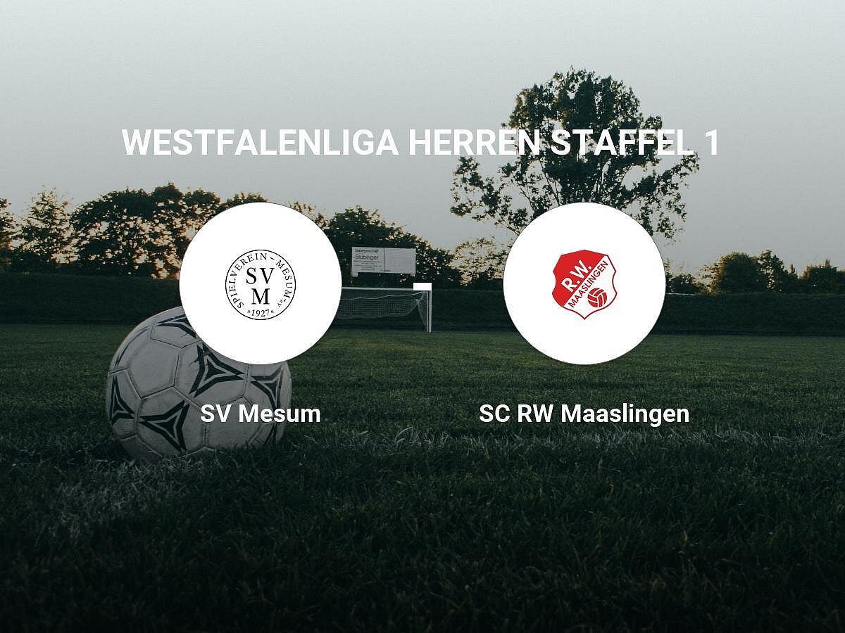 SV Mesum behauptet sich mit knappem Sieg gegen den SC RW Maaslingen