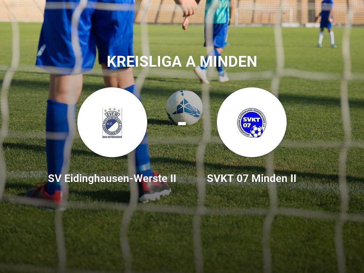 SVKT 07 Minden II erringt knappen Sieg gegen SV Eidinghausen-Werste II