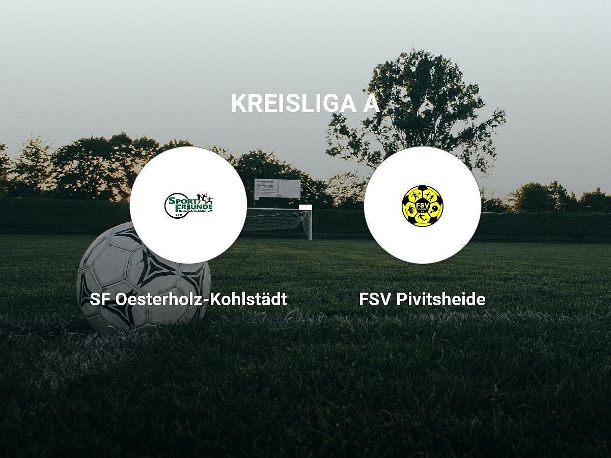 FSV Pivitsheide verliert gegen SF Oesterholz-Kohlstädt