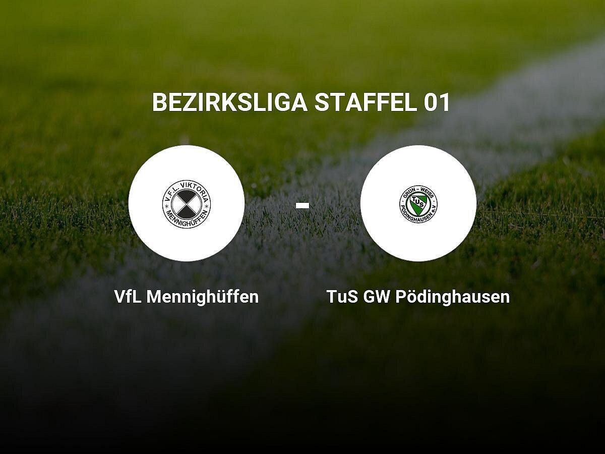 TuS GW Pödinghausen im Spiel gegen VfL Mennighüffen drückend überlegen