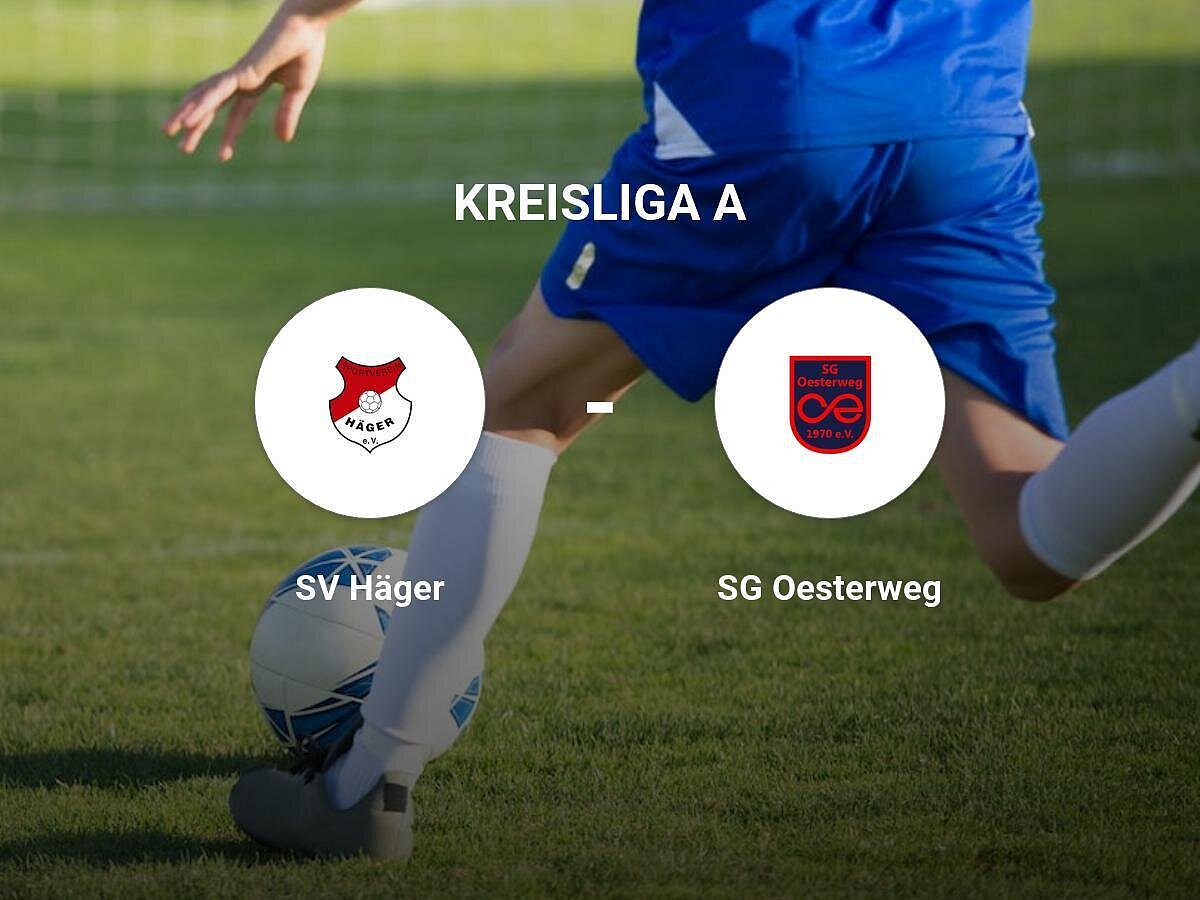 SV Häger zieht den Kürzeren gegen SG Oesterweg