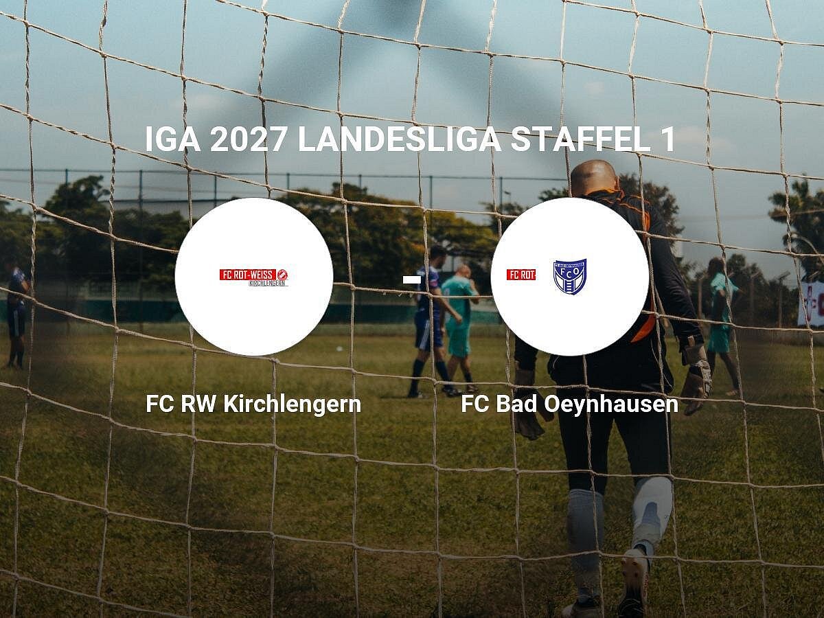 Der FC RW Kirchlengern gegen das Team des FC Bad Oeynhausen