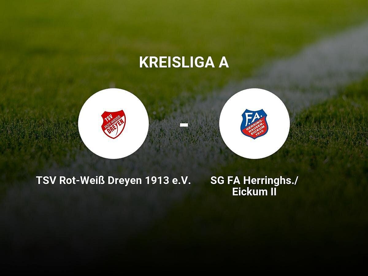 Knappe Niederlage für TSV Rot-Weiß Dreyen 1913 e.V. gegen SG FA Herringhs./Eickum II