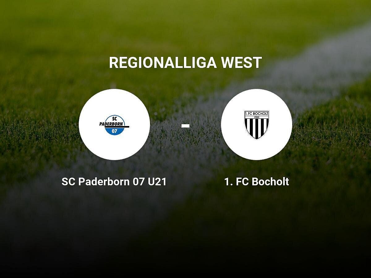 Das Match zwischen dem SC Paderborn 07 U21 und dem 1. FC Bocholt endet unentschieden