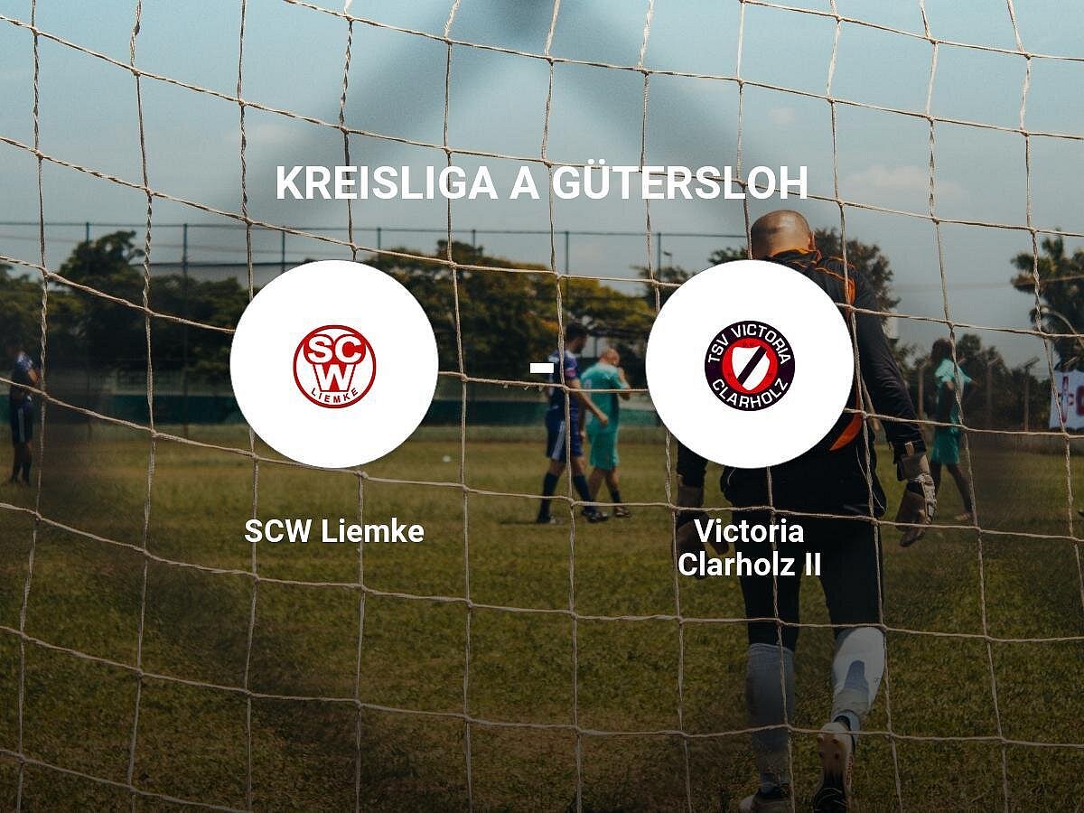 Das Spiel zwischen dem SCW Liemke und dem Victoria Clarholz II endet unentschieden