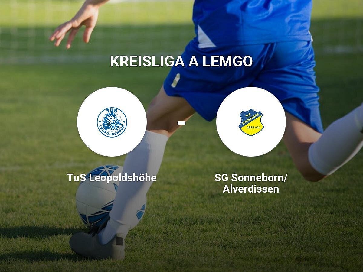 SG Sonneborn/Alverdissen ergibt sich dem TuS Leopoldshöhe