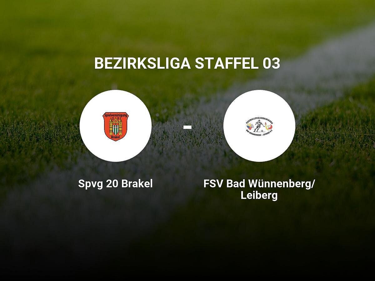 FSV Bad Wünnenberg/Leiberg zieht den Kürzeren gegen Spvg 20 Brakel