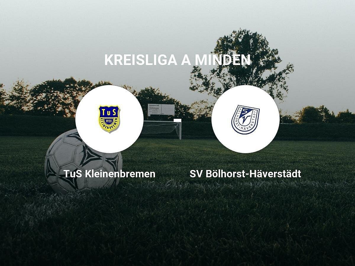 Heimniederlage auf dem Sportplatz Kleinenbremen - TuS Kleinenbremen ergibt sich dem SV Bölhorst-Häverstädt