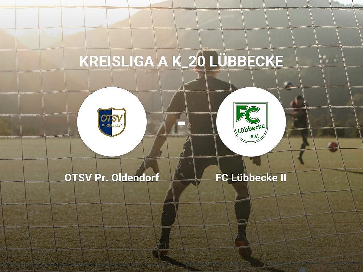 Remis im Duell zwischen dem OTSV Pr. Oldendorf und dem FC Lübbecke II